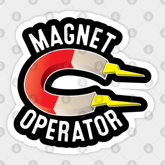 MRI Tech Magnet Operator Sticker by LaughingCoyote